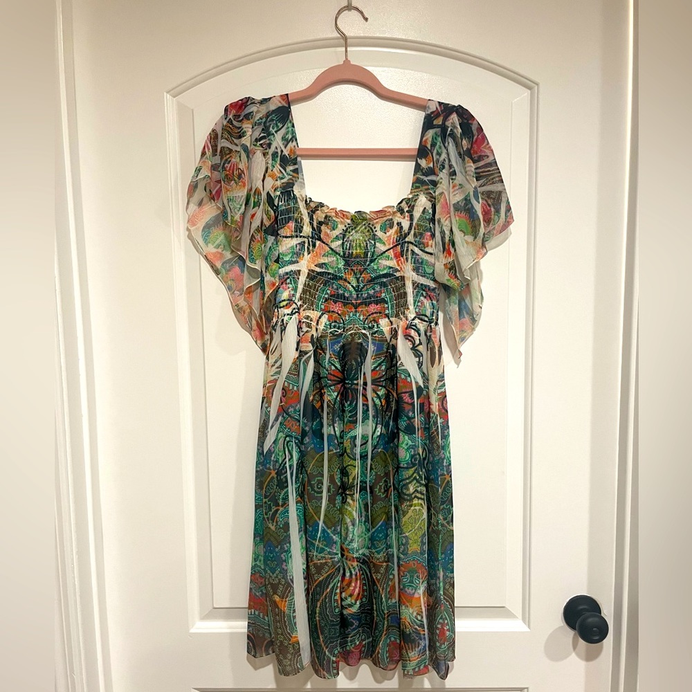 Tropical dress, size large